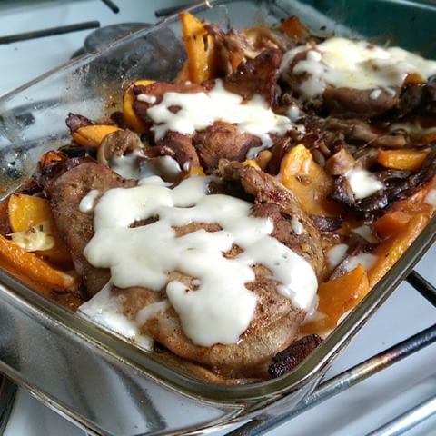 baked-pork-chops-with-pumpkin-and-oyster-mushrooms
